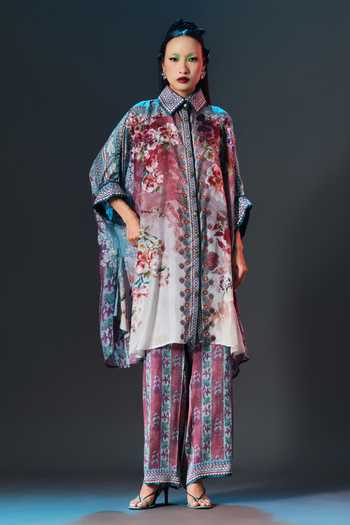 Buy_Rajdeep Ranawat_Aqua Modal, Satin Permaz Printed _Online_at_Aza_Fashions