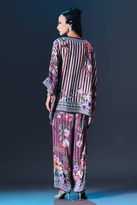 Rajdeep Ranawat Chanel Tunic Multi V Neck Silk Tunic 