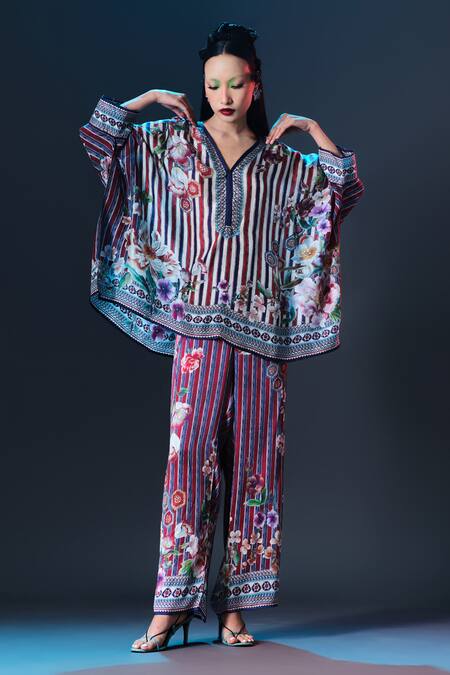 Shop_Rajdeep Ranawat_Multi Color Modal, Satin Printed _Online_at_Aza_Fashions