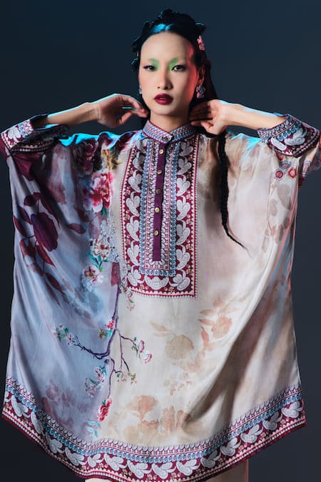 Buy_Rajdeep Ranawat_Lilac Silk Collared Band 