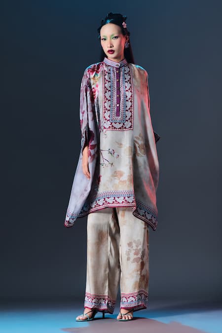 Rajdeep Ranawat Permaz Pant Printed Modal Satin Pant 