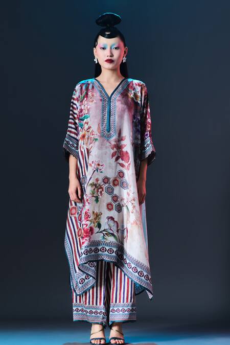 Buy Rajdeep Ranawat Brown Modal, Satin Permaz Printed Online at Aza Fashions Buy_Rajdeep Ranawat_Brown Modal, Satin Permaz Printed _Online_at_Aza_Fashions