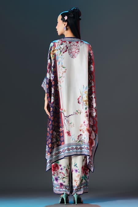 Rajdeep Ranawat Chantelle Tunic Floral Print V Neck Tunic 