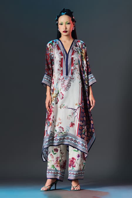 Rajdeep Ranawat Permaz Pant Printed Modal Satin Pant 