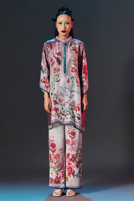 Shop Rajdeep Ranawat Beige Modal, Satin Permaz Printed Online at Aza Fashions Shop_Rajdeep Ranawat_Beige Modal, Satin Permaz Printed _Online_at_Aza_Fashions