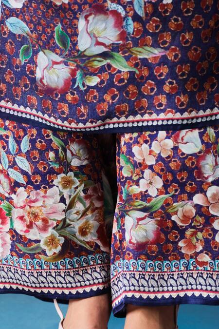 Rajdeep Ranawat_Modal, Satin Permaz Multi Printed _Online_at_Aza_Fashions