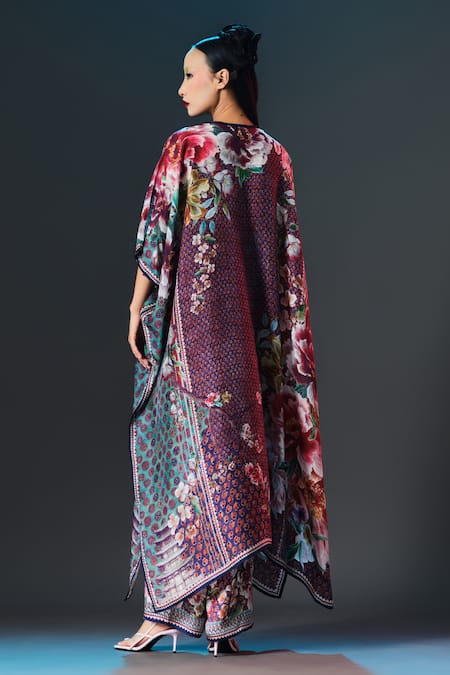 Rajdeep Ranawat Permaz Pant Multi Printed Modal Satin Pant 