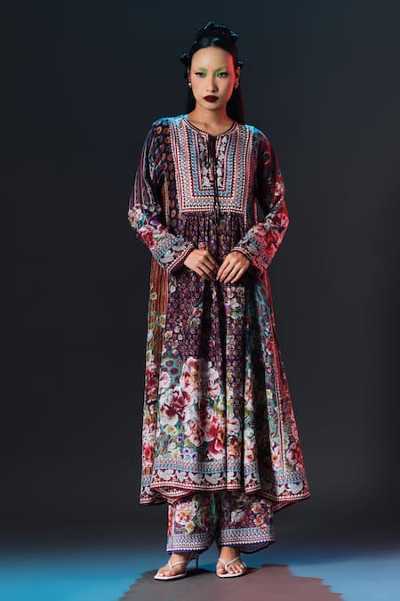 Rajdeep Ranawat Anisha Anarkali Multi Printed Anarkali 
