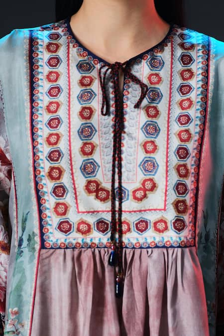 Rajdeep Ranawat_Brown Modal, Satin Permaz Printed _at_Aza_Fashions