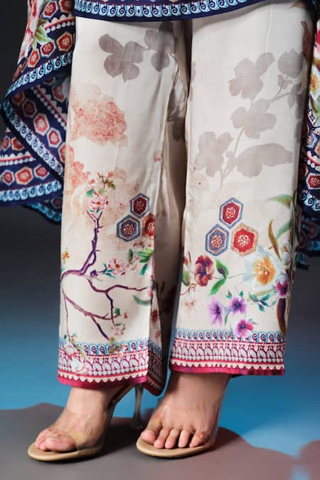 Buy_Rajdeep Ranawat_Brown Modal, Satin Permaz Printed 