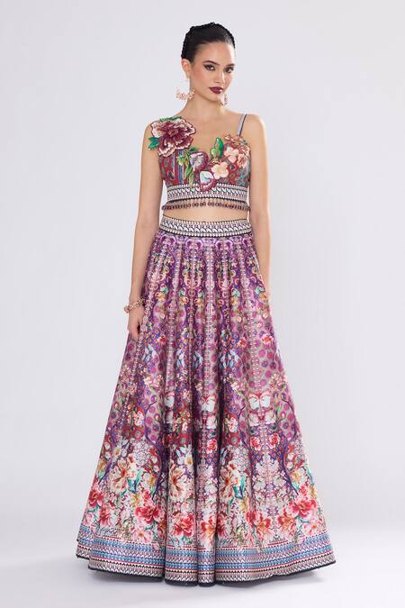 Rajdeep Ranawat_Multi Color Floral _Online_at_Aza_Fashions