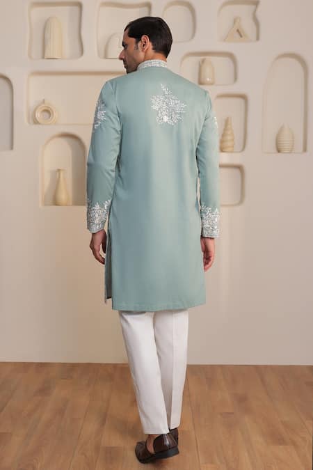 Kustomeyes Meadow Thread Embroidered Kurta Set 