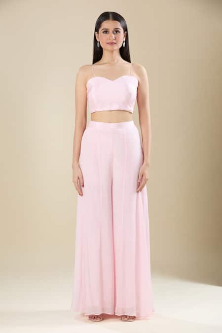 Buy Samyukta Singhania Pink Chinon, Tissue Embroidery, Sequins Round Neck, Cut Dana Kaftan Set Online at Aza Fashions Buy_Samyukta Singhania_Pink Chinon, Tissue Embroidery, Sequins Round Neck, Cut Dana Kaftan Set _Online_at_Aza_Fashions