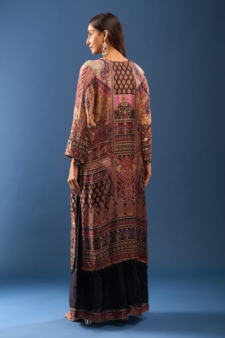 Samyukta Singhania Embroidered Kurta Palazzo Set 