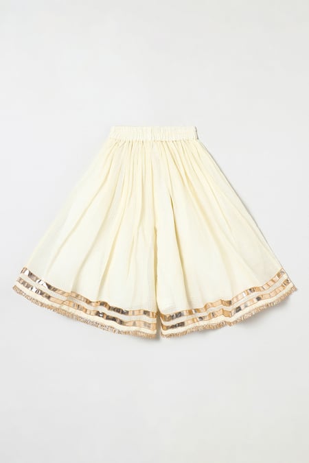 Buy_Byb Premium_Off White Cotton Embroidery, Beads Embellished Top And Palazzo Set _Online_at_Aza_Fashions