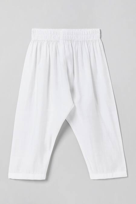 Buy Byb Premium White Chanderi Embroidery, Sequins Kurta Pyjama Set Online at Aza Fashions Buy_Byb Premium_White Chanderi Embroidery, Sequins Kurta Pyjama Set _Online_at_Aza_Fashions