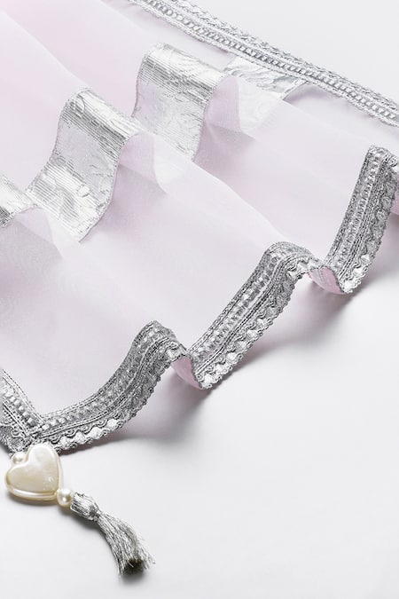 Buy_Byb Premium_White Chanderi Embroidery, Zari Top And Sharara Set _Online_at_Aza_Fashions