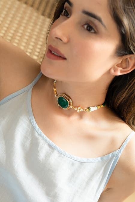 Do Taara Kundan Choker Necklace