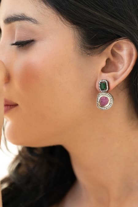 Do Taara Purple Necklace Set