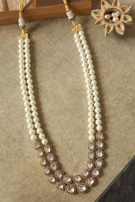 Do Taara Polki Layered Necklace 