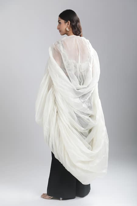 Anamika Khanna Contrast Cape & Pant Set