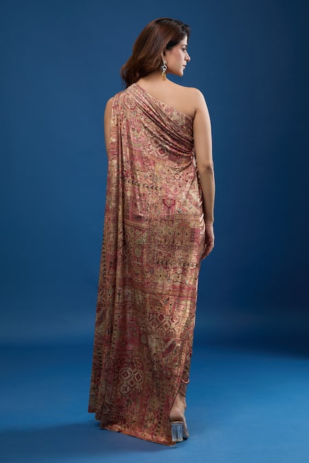Tarun Tahiliani Floral Pattern Dress 