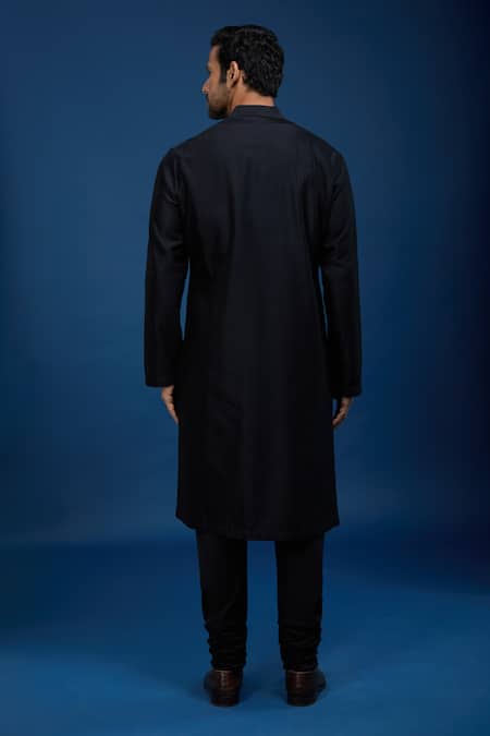 Rohit Bal Beaded Embroidered Chanderi Kurta Set 