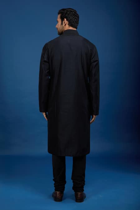 Rohit Bal Embroidered Chanderi Kurta Set 