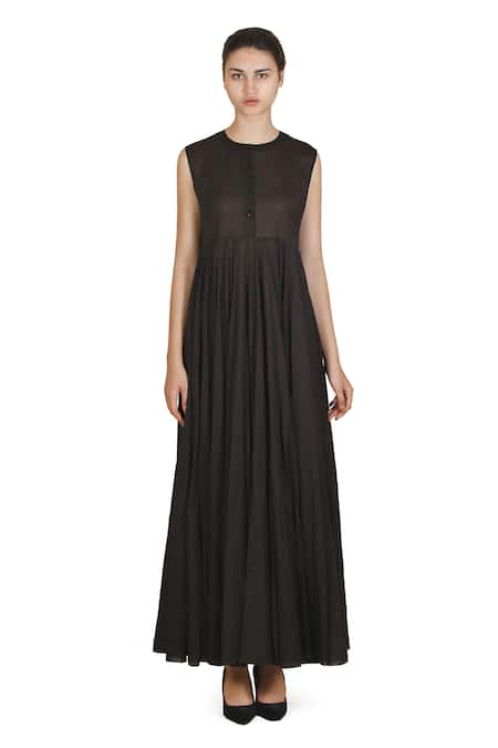 Samant Chauhan Dark Canvas Dress 