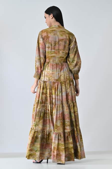 Samant Chauhan Desert Bloom Dress 