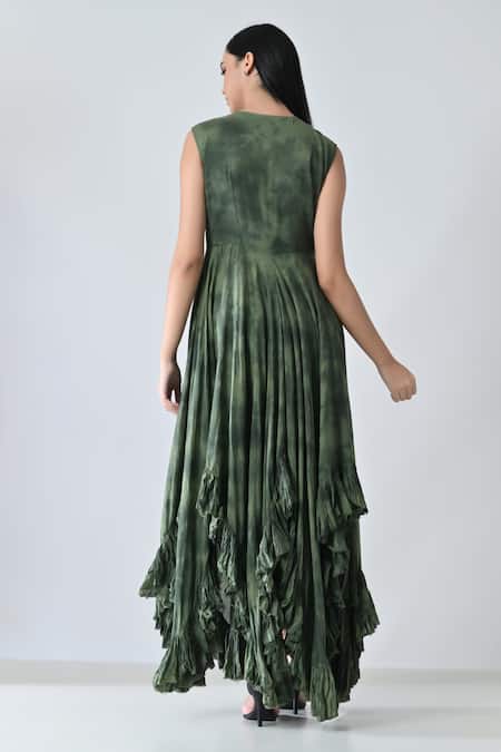 Samant Chauhan Acid Fern Dress 