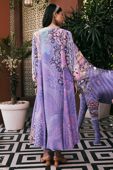 Saundh The Kaya Purple Jacket 