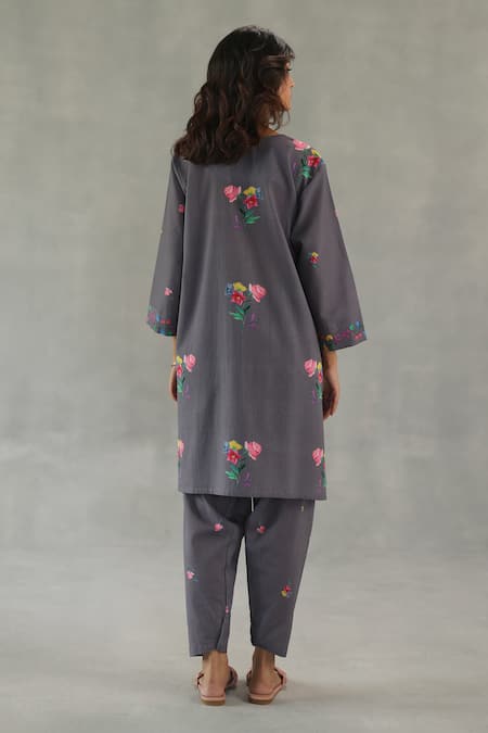 Roza Jardin Tunic With Pant 