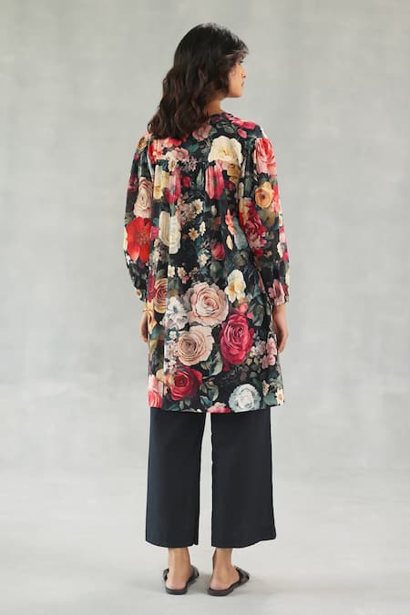 Roza Rose Dusk Print Kurta & Pant Set 