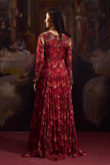 Falsa Printed Anarkali & Dupatta Set 