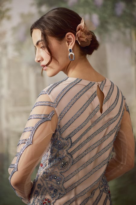 Falsa Hand Embroidered Kurta Sharara Set 