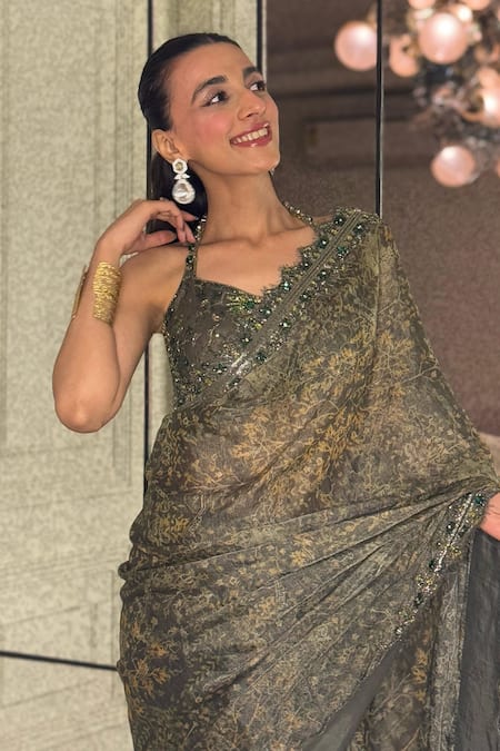 Falsa Handwoven Saree With Blouse 