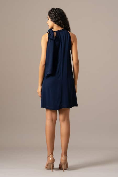 Namrata Joshipura Baroque Halter Neck Dress 