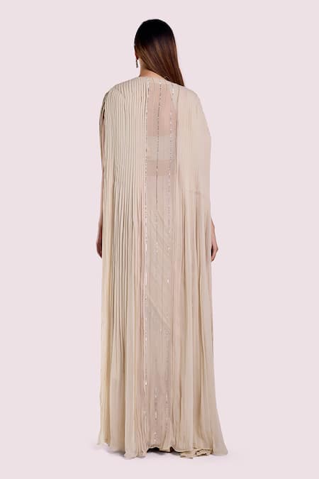 Onaya Gathered Jacket & Pre-Draped Saree Set 