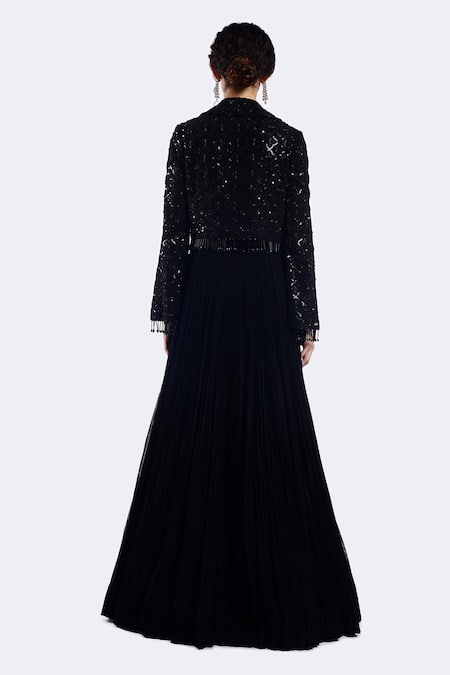 Onaya Embellished Gown & Jacket Set 