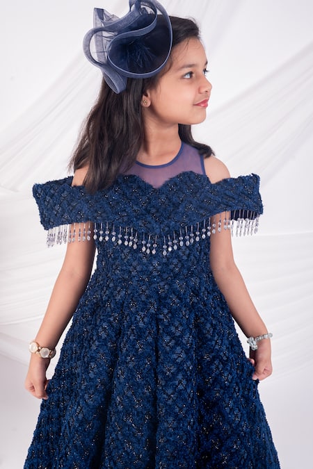 Buy Toplove Blue Net Crystals Midnight Elegance Structure Gown Online at Aza Fashions Buy_Toplove_Blue Net Crystals Midnight Elegance Structure Gown _Online_at_Aza_Fashions