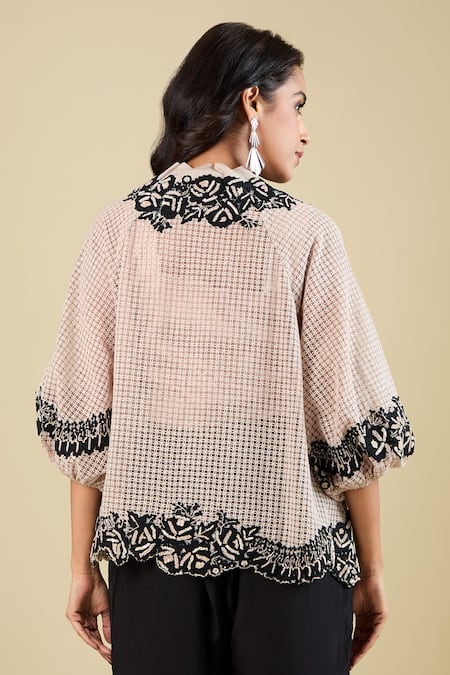 Pankaj & Nidhi Pricilla Jacket & Top Set