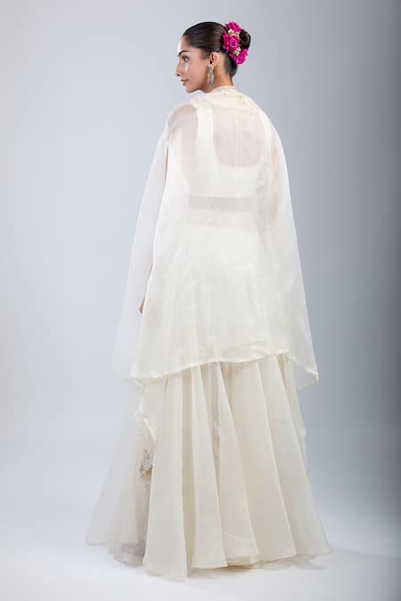 Prisho Resham Embroidered Skirt Set 