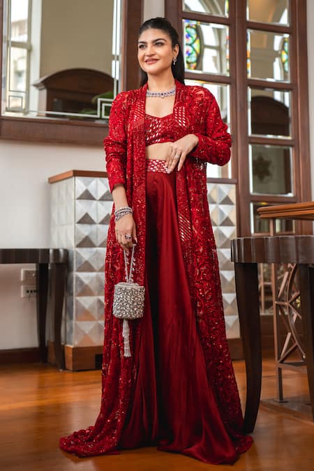 Bhavna Kumar_Silver Diamonds Kundan Embellished Clutch _Online_at_Aza_Fashions