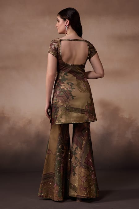 Falsa Embroidered Tunic & Sharara Set 