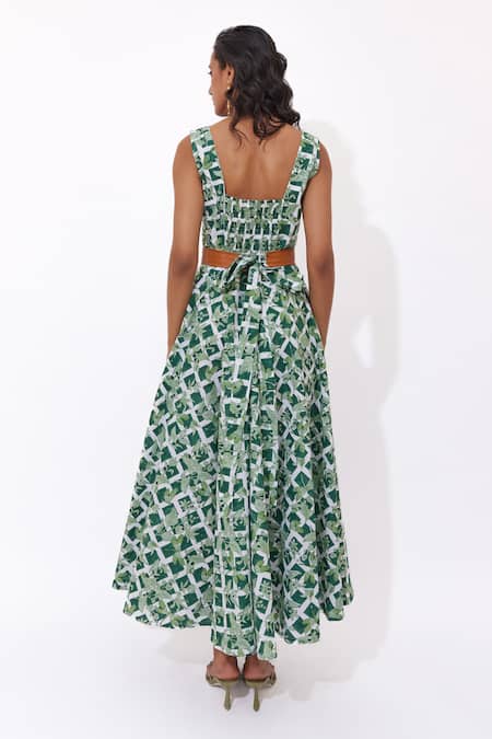 Aapro Elowen Hand Block Printed Dress 