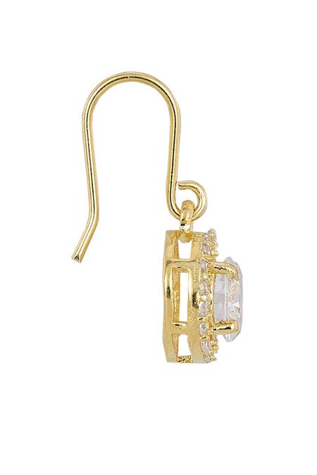 Sica Jewellery_White Imitation Diamonds 925 Silver Scarlet Earrings _Online_at_Aza_Fashions