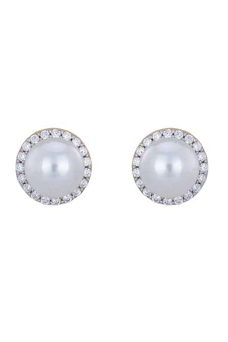 Sica Jewellery 925 Silver Pearl Earrings 