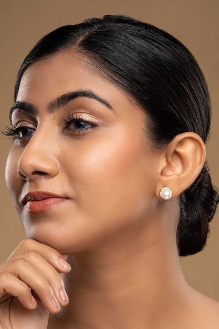 Sica Jewellery 925 Silver Pearl Earrings 