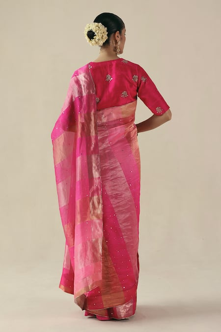 Begum Amber Saree With Blouse 